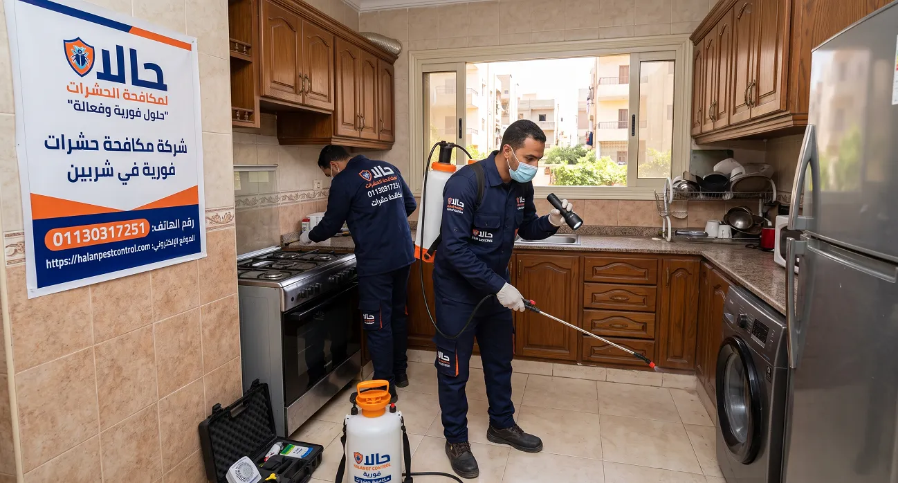 شركة مكافحة حشرات فورية في شربين