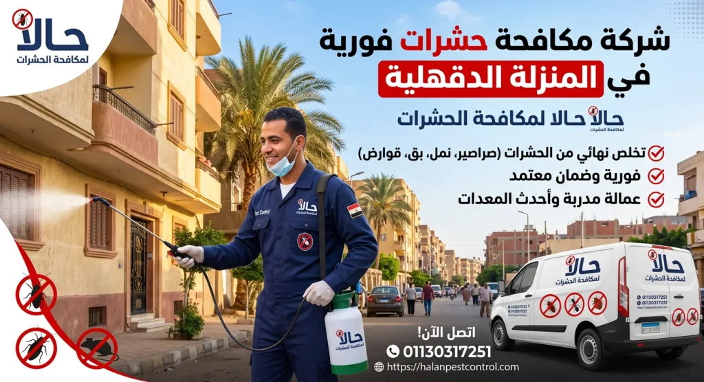 شركة مكافحة حشرات فورية في المنزلة الدقهلية